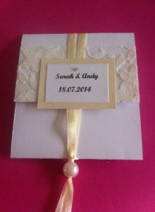 Handmade wedding & party invitations in Newborough and Staffordshire