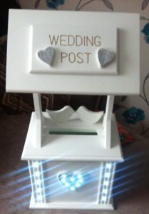 Bespoke wedding post box through out Shropshire